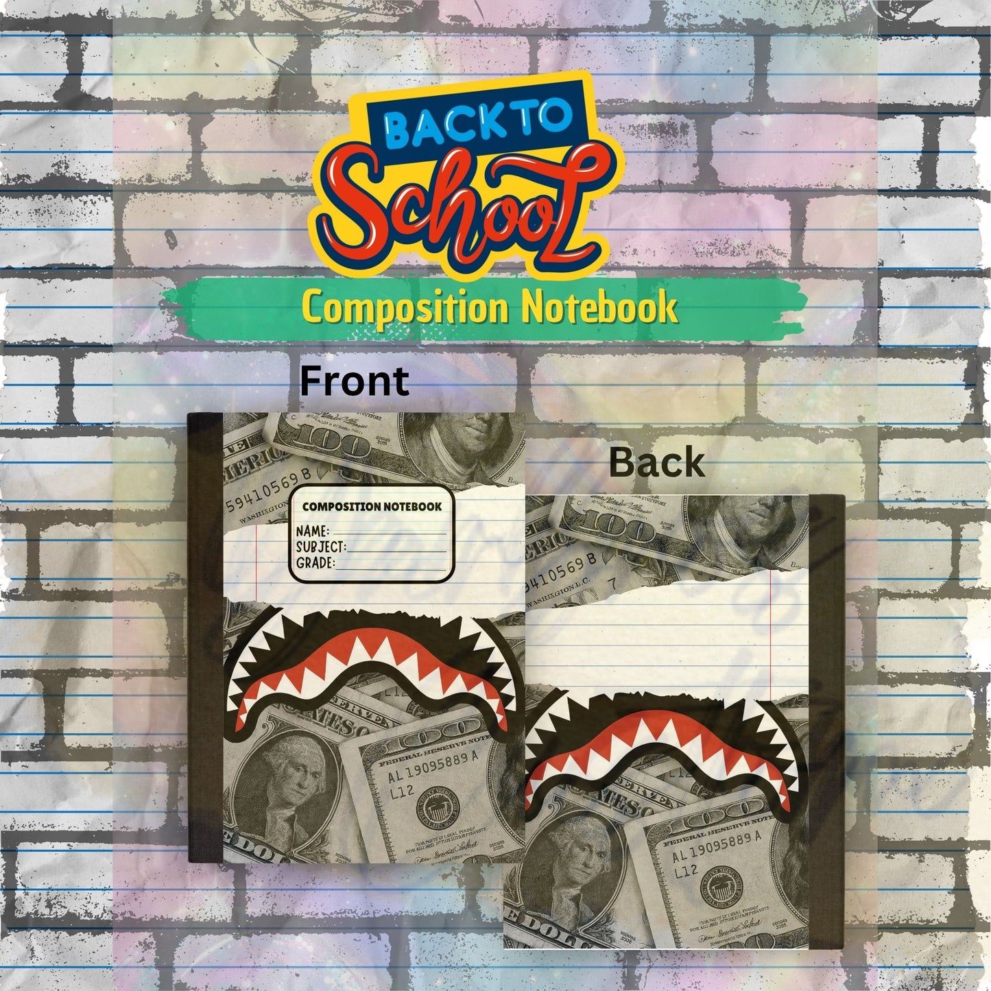 Composition Notebook ( Sprayground)