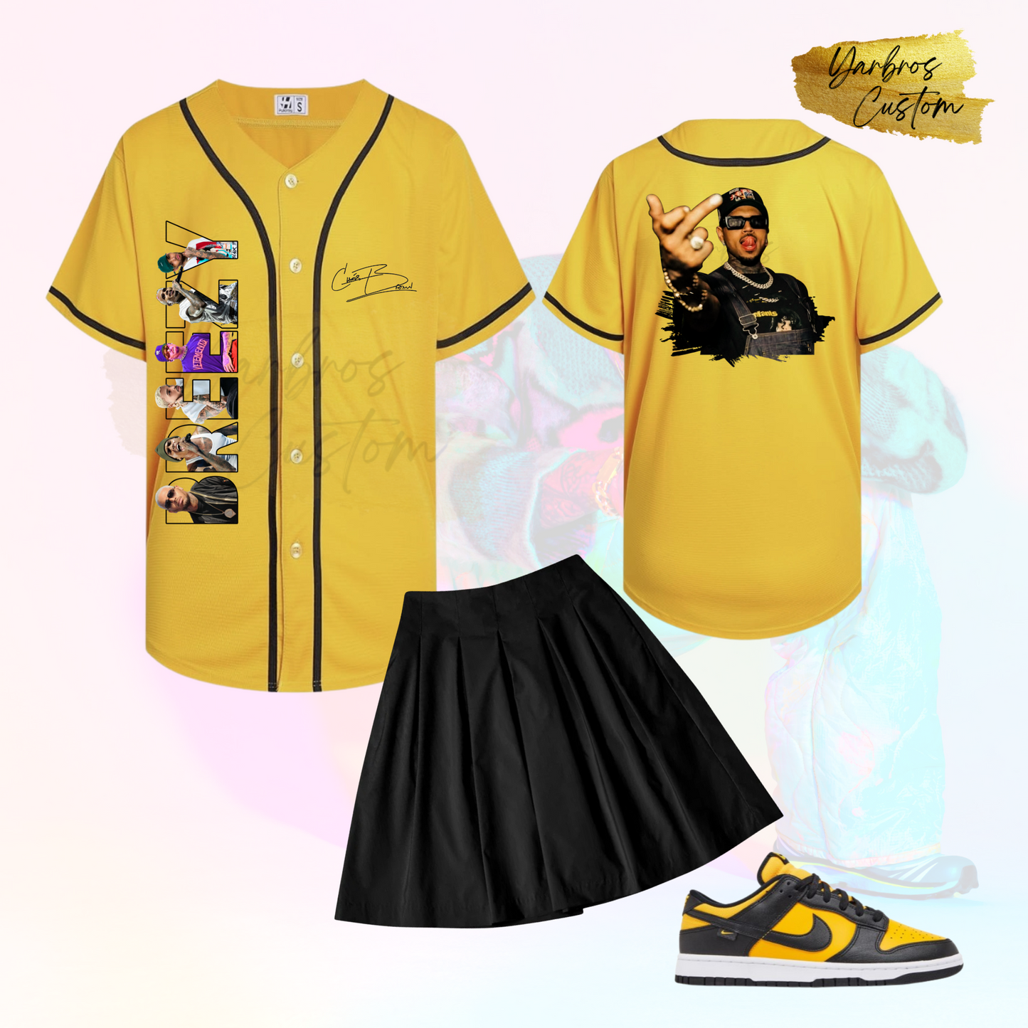 Chris Brown Baseball Jersey 2
