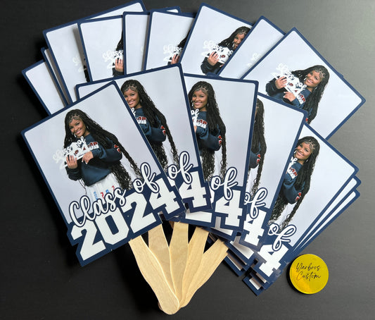 Graduation Fan ( square style) 2025