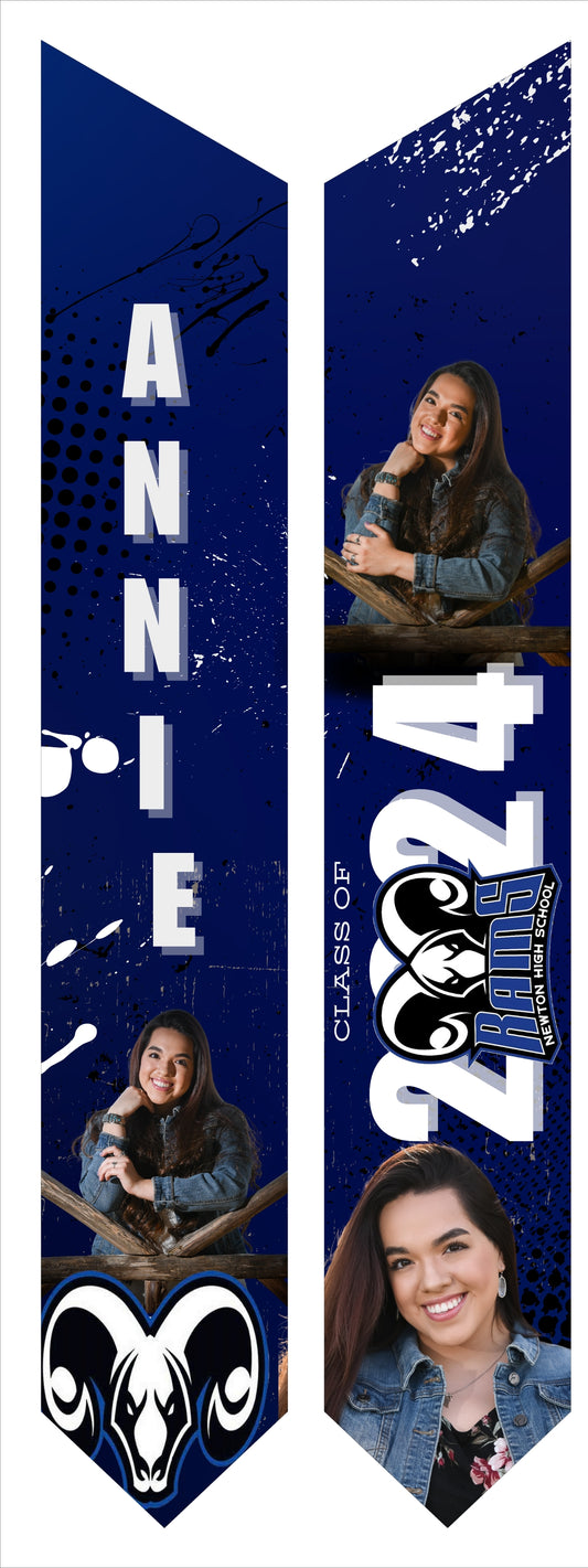 Graduation Stole Editable Template