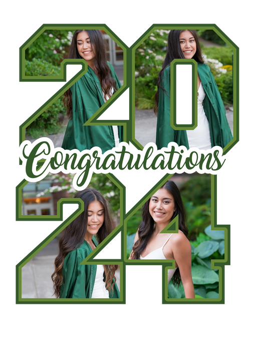 Graduation 2024 T-shirt Template