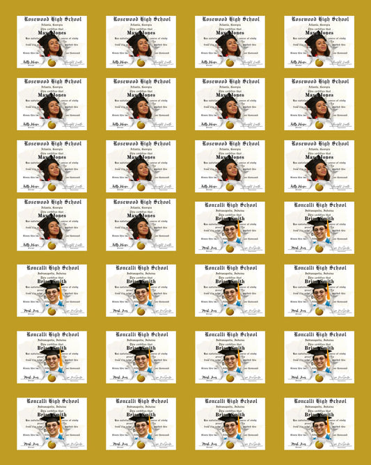 Grad Edible Diplomas Images