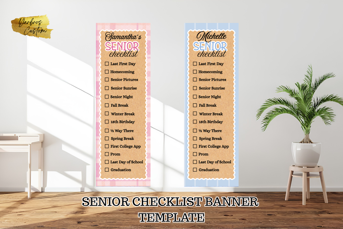 Senior Checklist Banner