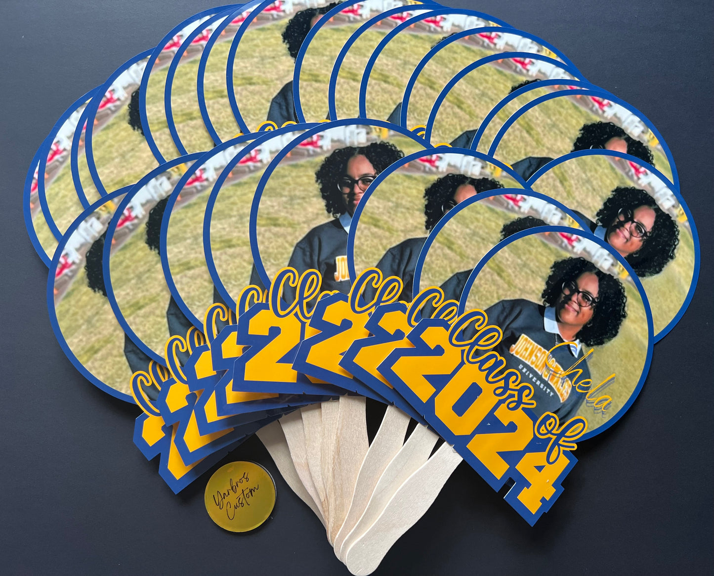 Graduation Fan ( circle style) 2025