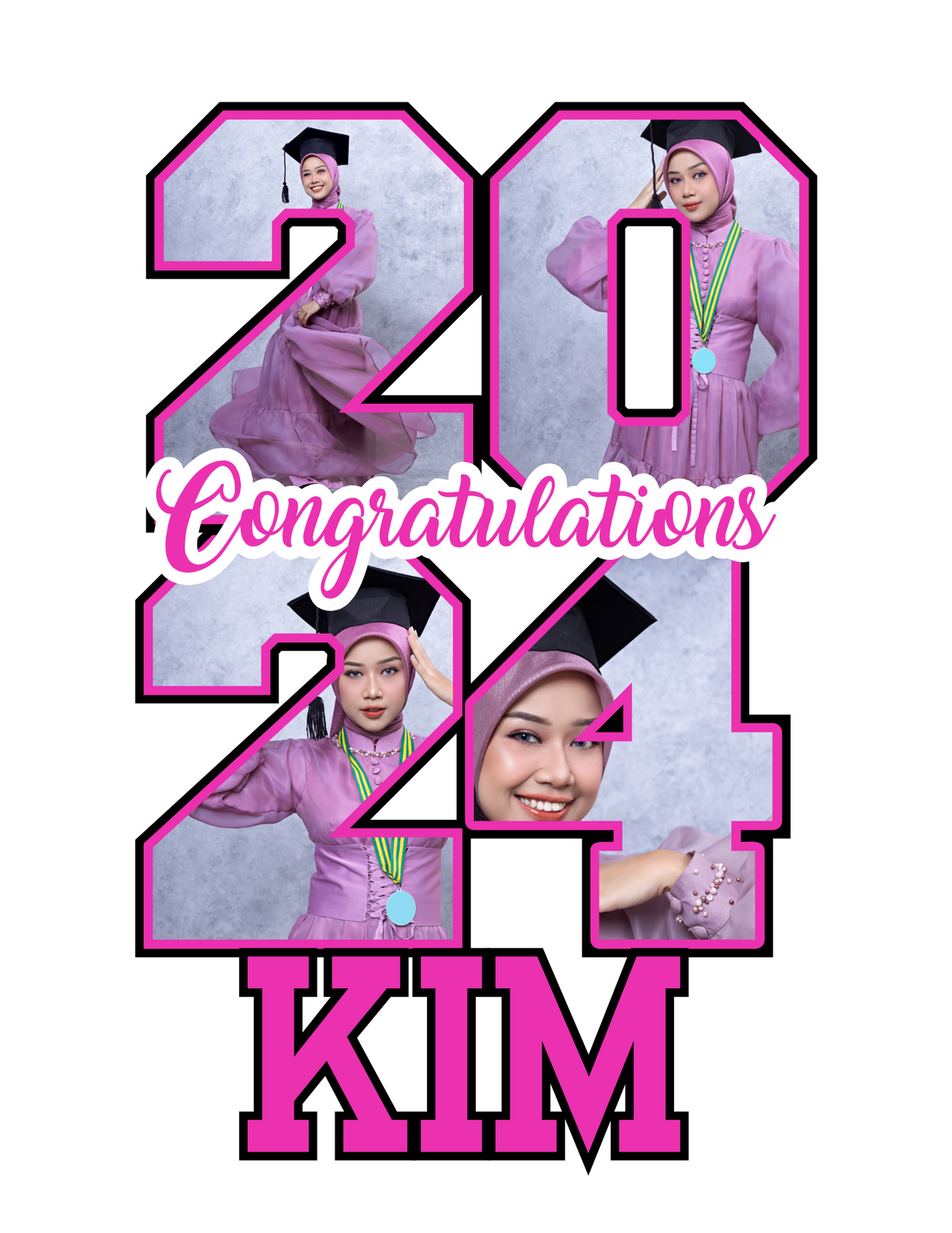 Graduation 2024 T-shirt Template
