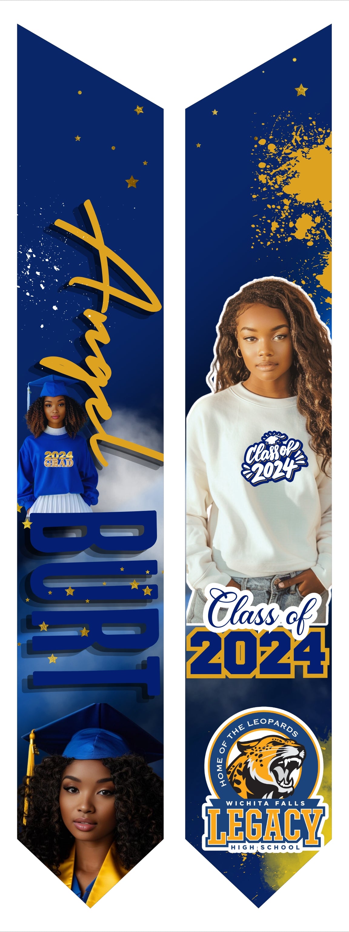 Graduation Stole Editable Template