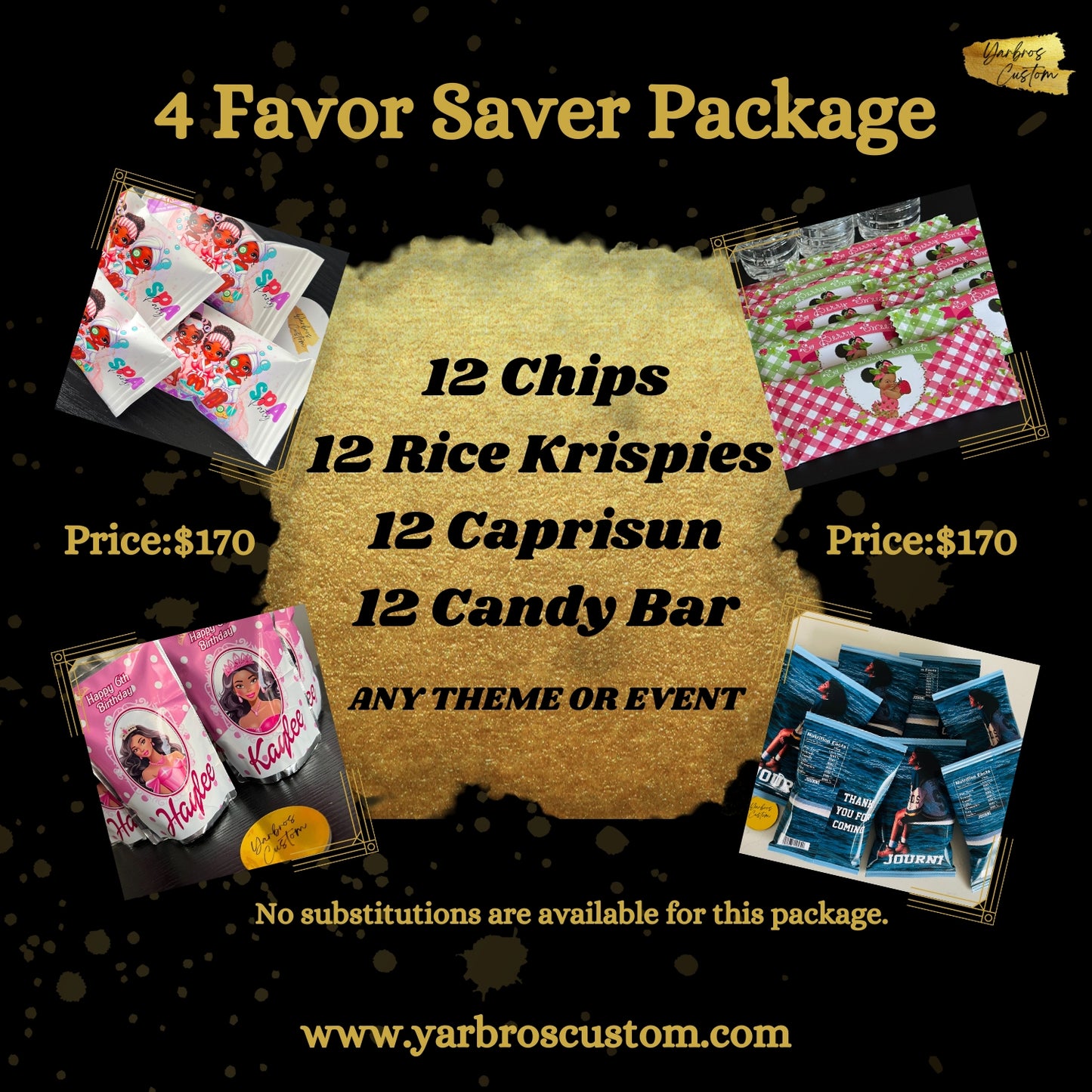 4 Party Favor Saver Package