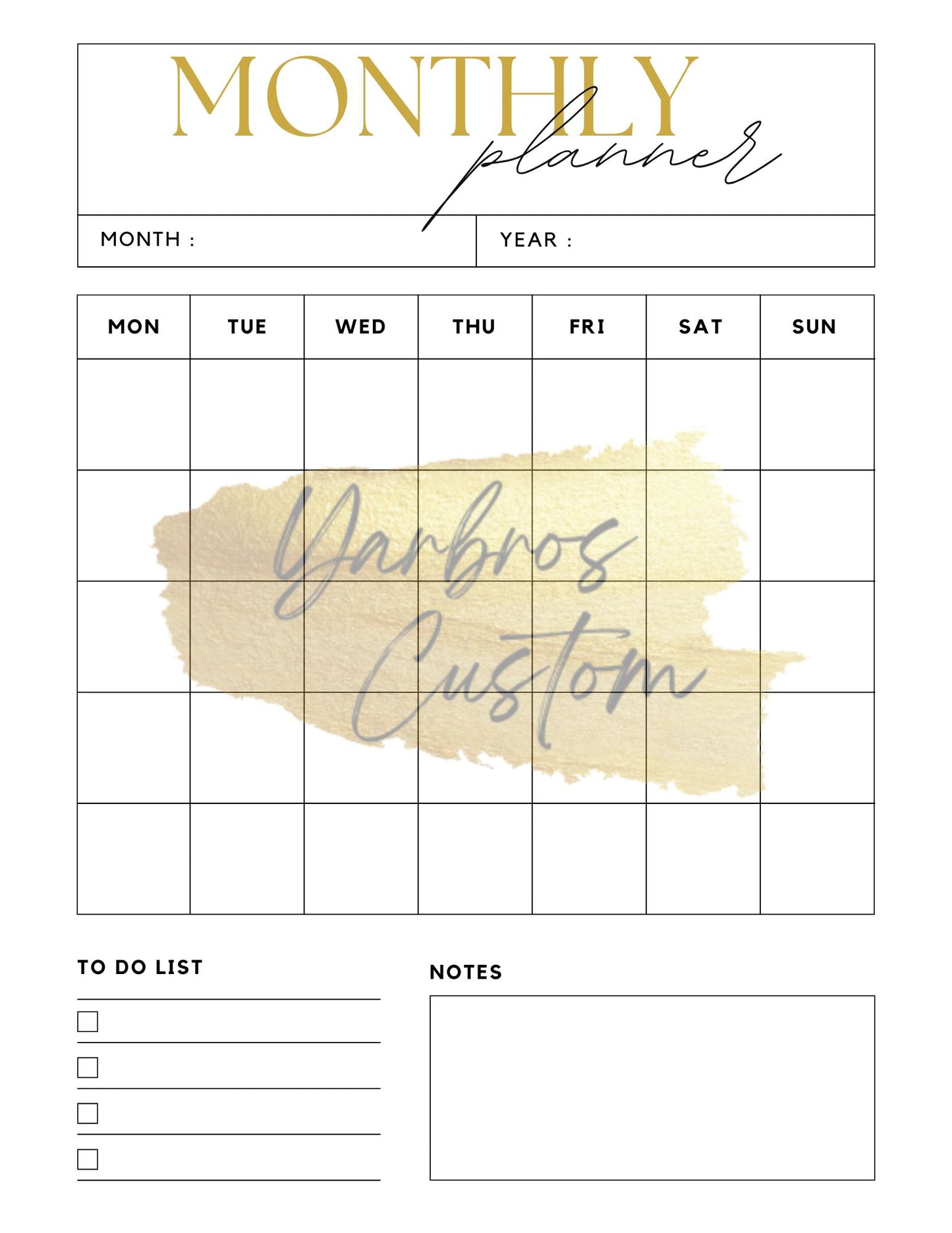 2025 Money Planner