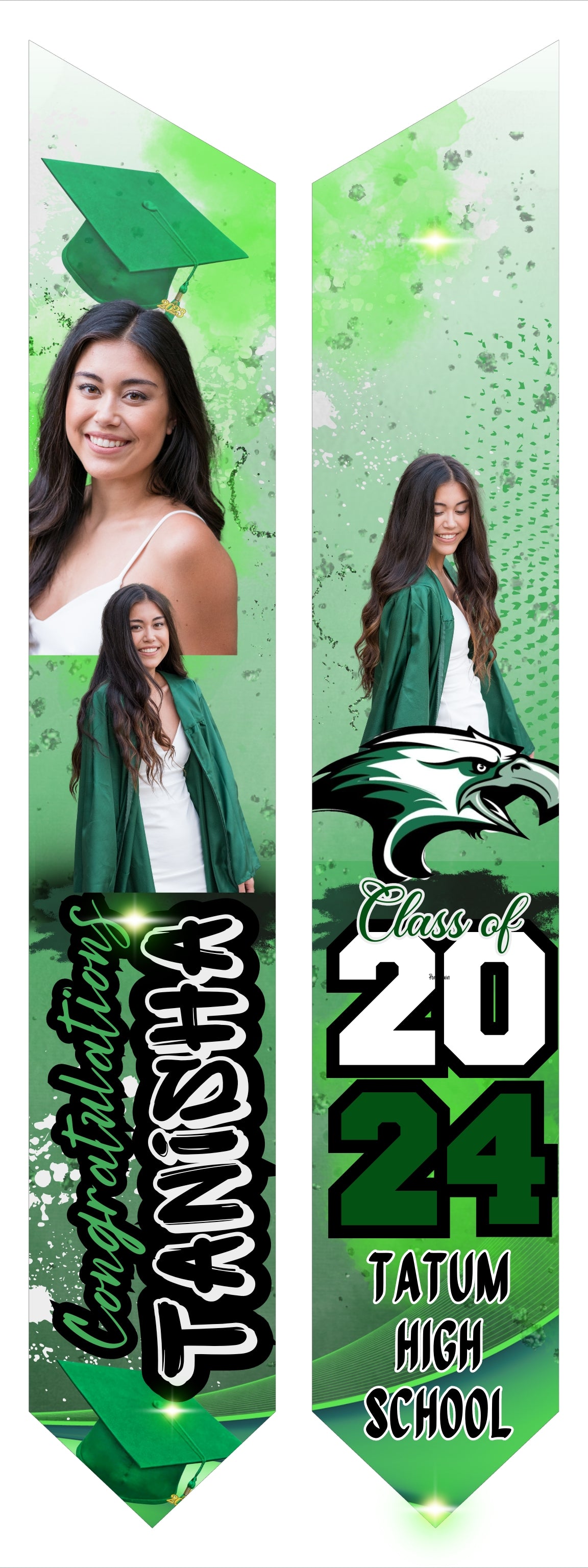 Graduation Stole Editable Template