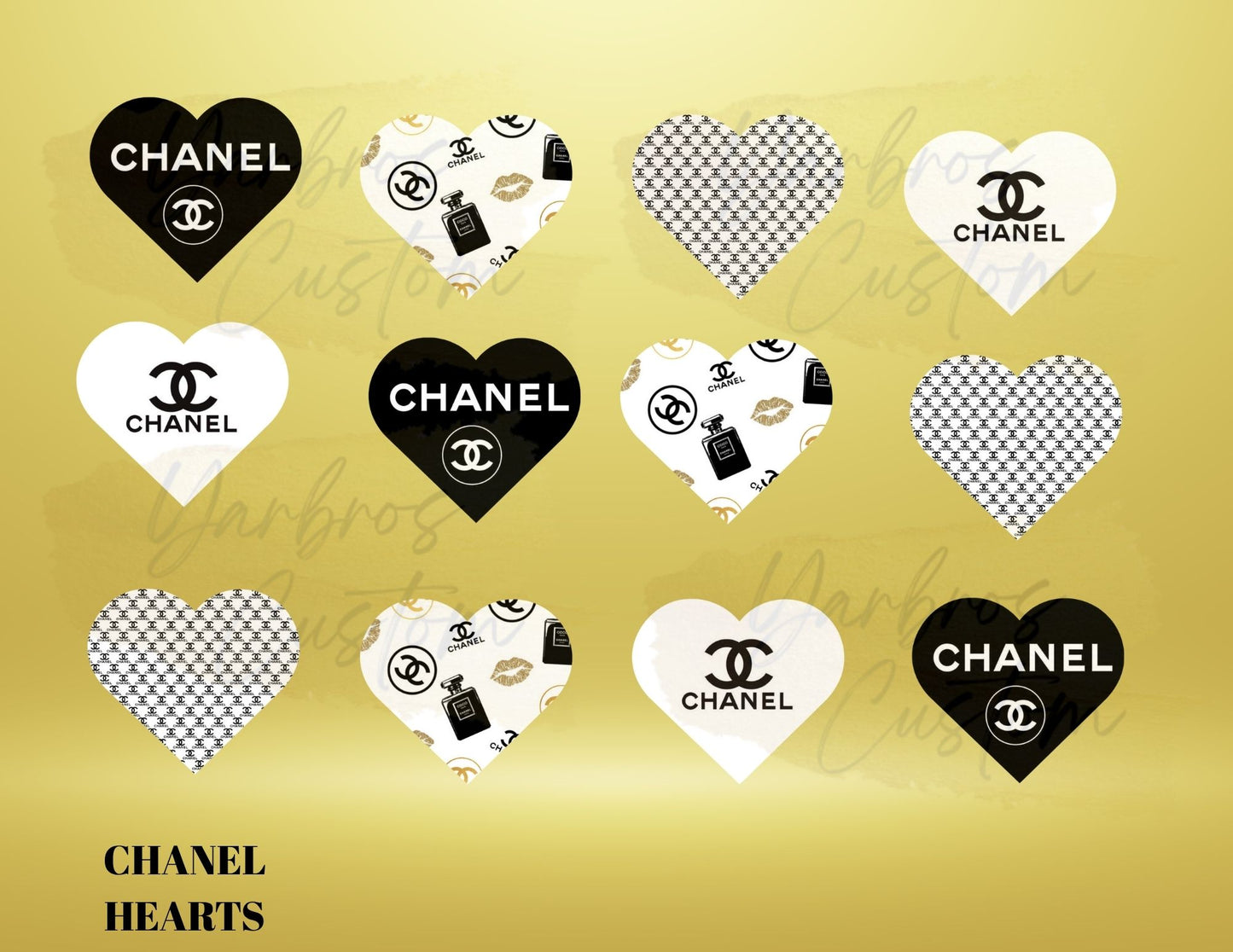 Edible Heart Cupcake Images Sheet