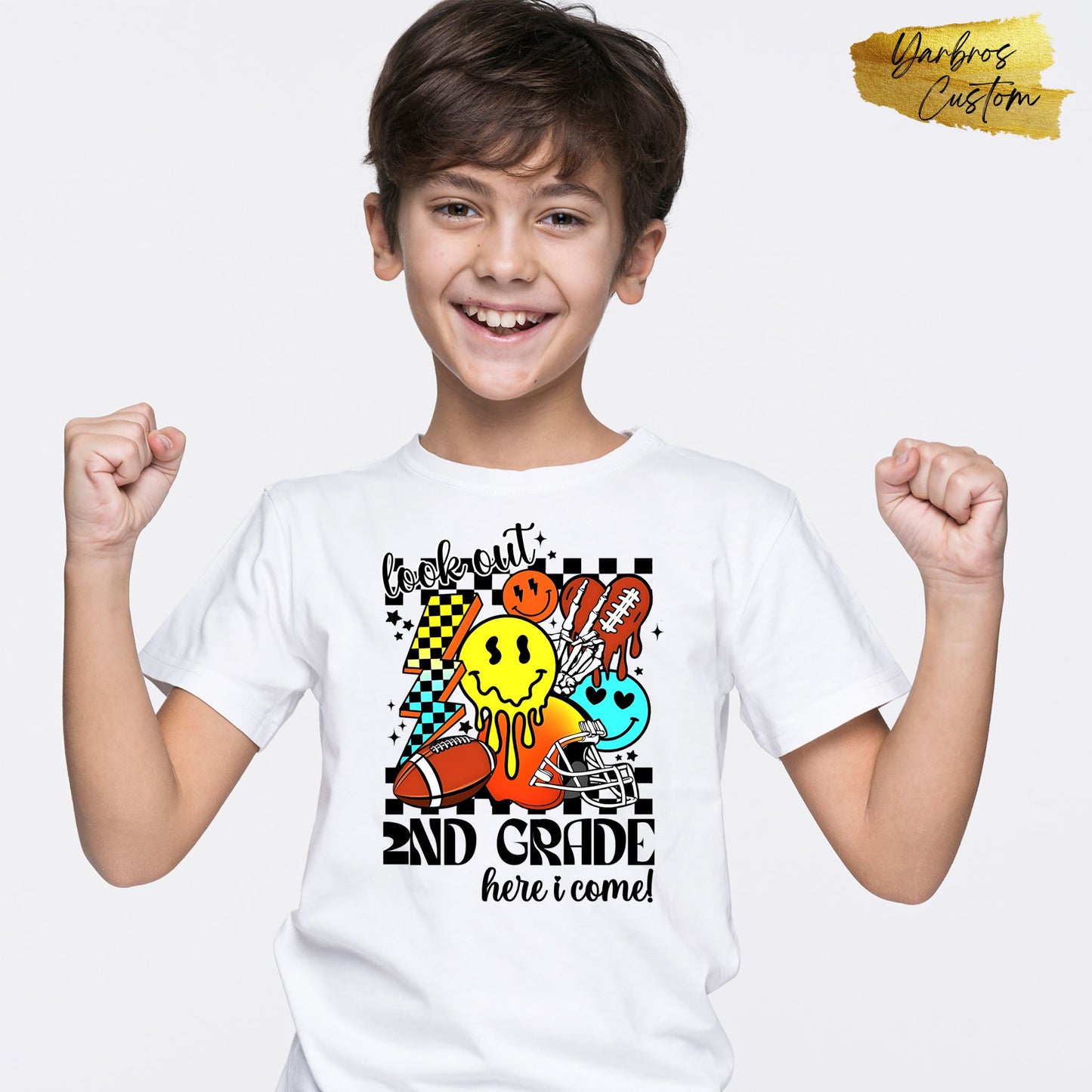 Retro Faces Back to School DTF Transfer