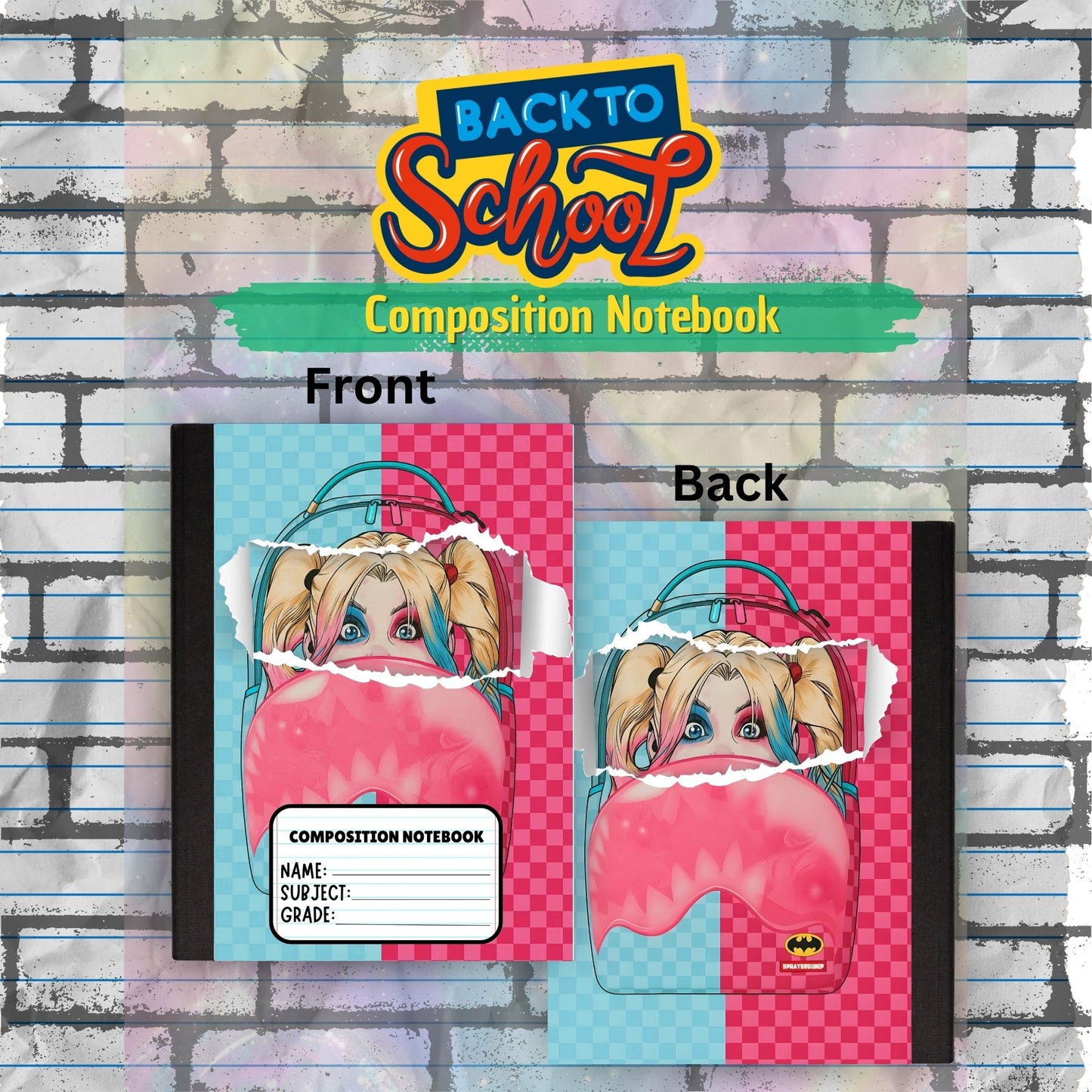 Composition Notebook ( Sprayground)