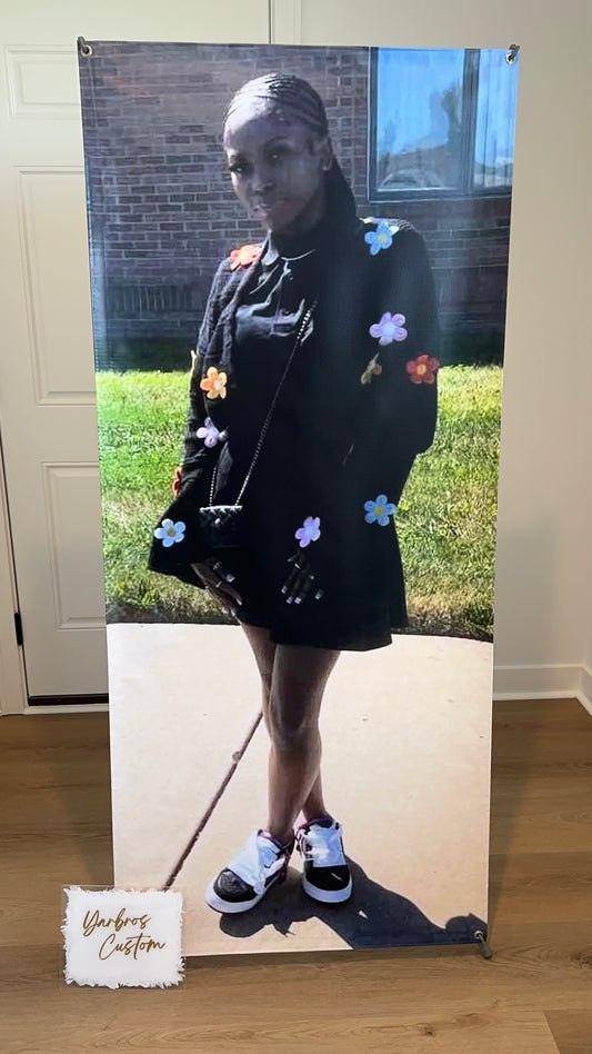 X- Banner (30" x 69")(Birthday, Weddings and more )