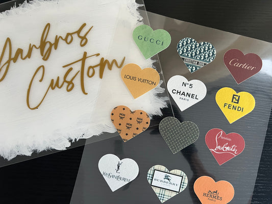 Edible Heart Cupcake Images Sheet