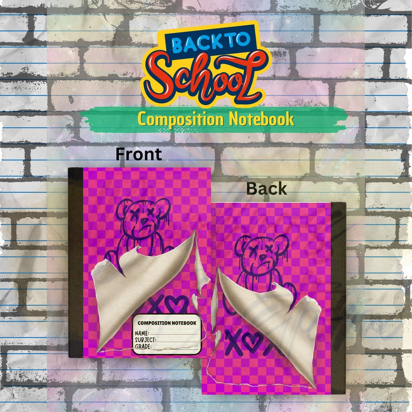 Composition Notebook ( Sprayground)