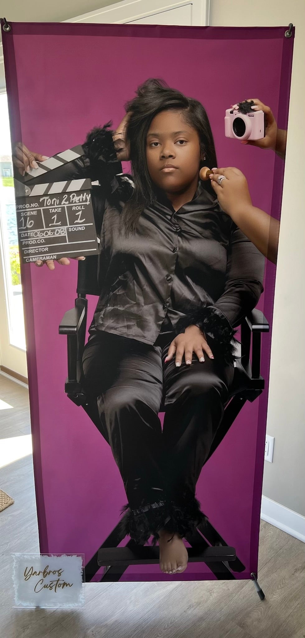 X- Banner (30" x 69")(Birthday, Weddings and more )