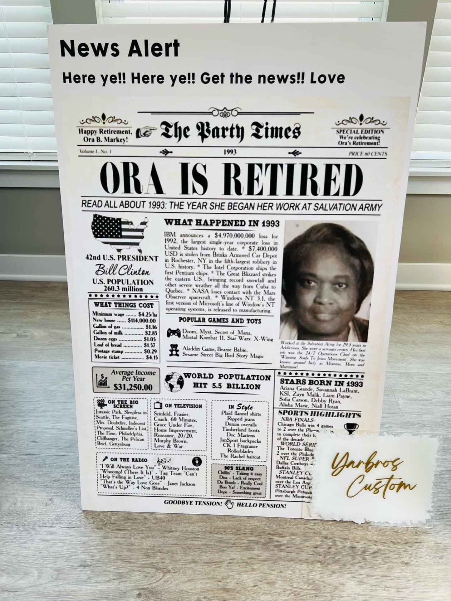 Wedding / Bridal Shower / Baby Showers and more Foam Board