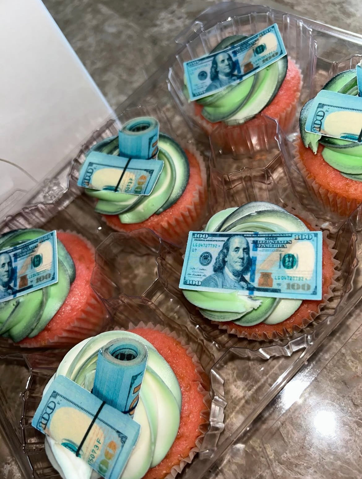 100% Edible Fake Money Bills for Cake Cupcakes Toppers and More