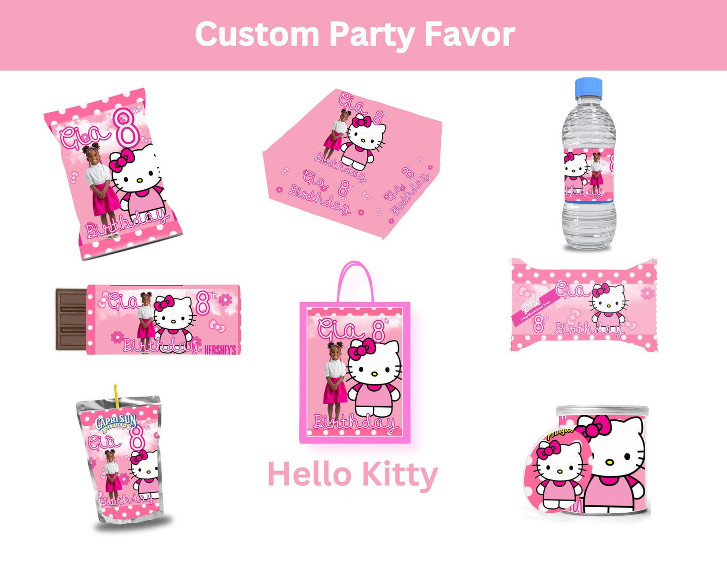Hello Kitty Party Favor Template