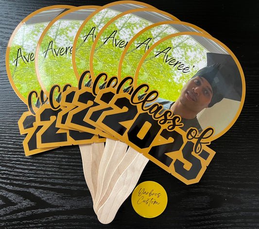 Graduation Fan ( circle style) 2025