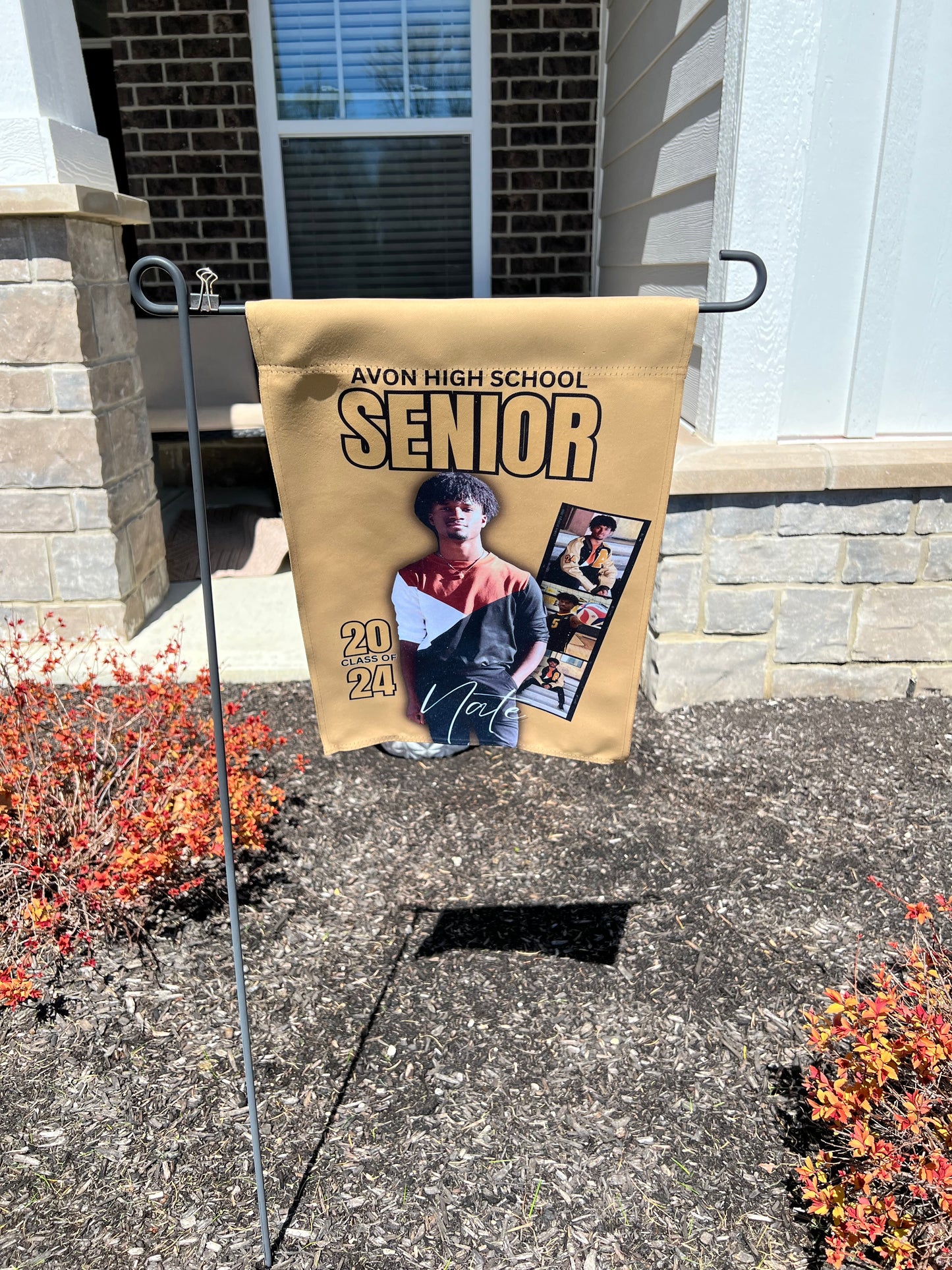 Graduation Garden Flag