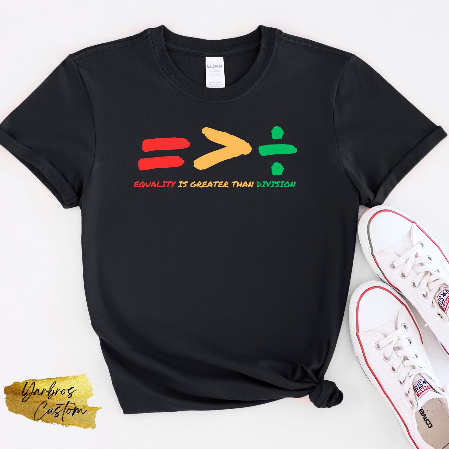 Equality is Greater Than Division T-shirt