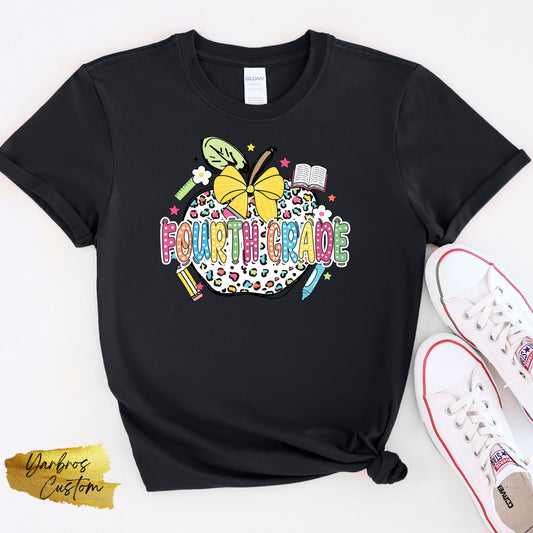 School Apple Back To School DTF Transfer