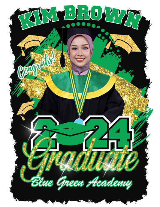 Graduate T-shirt Template