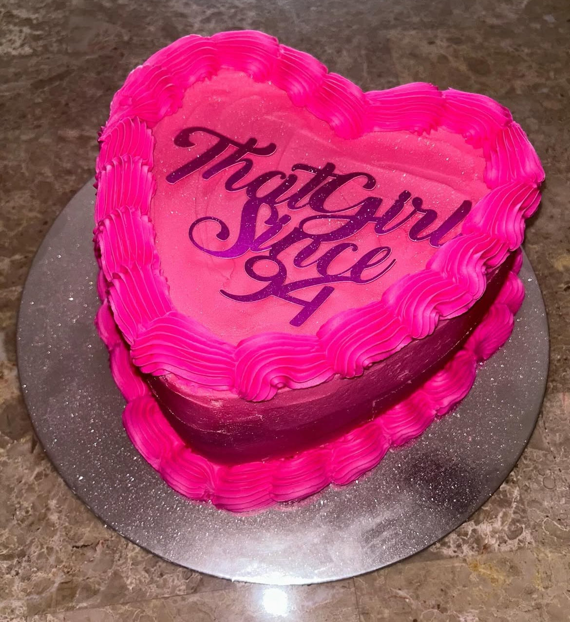 That Girl Since 93 Cake Topper