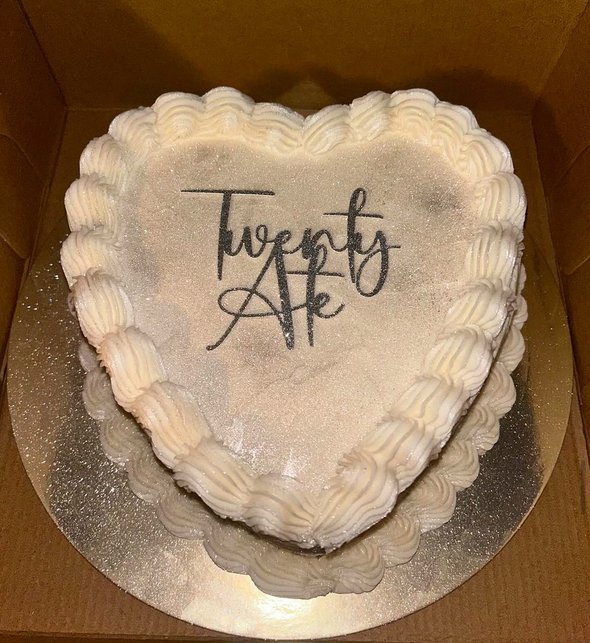 Twenty Ate Cake Topper