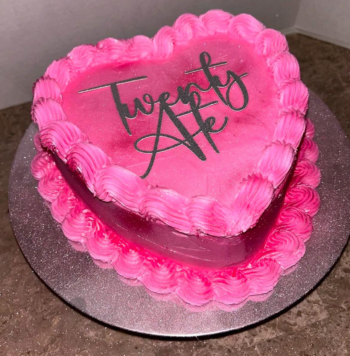 Twenty Ate Cake Topper