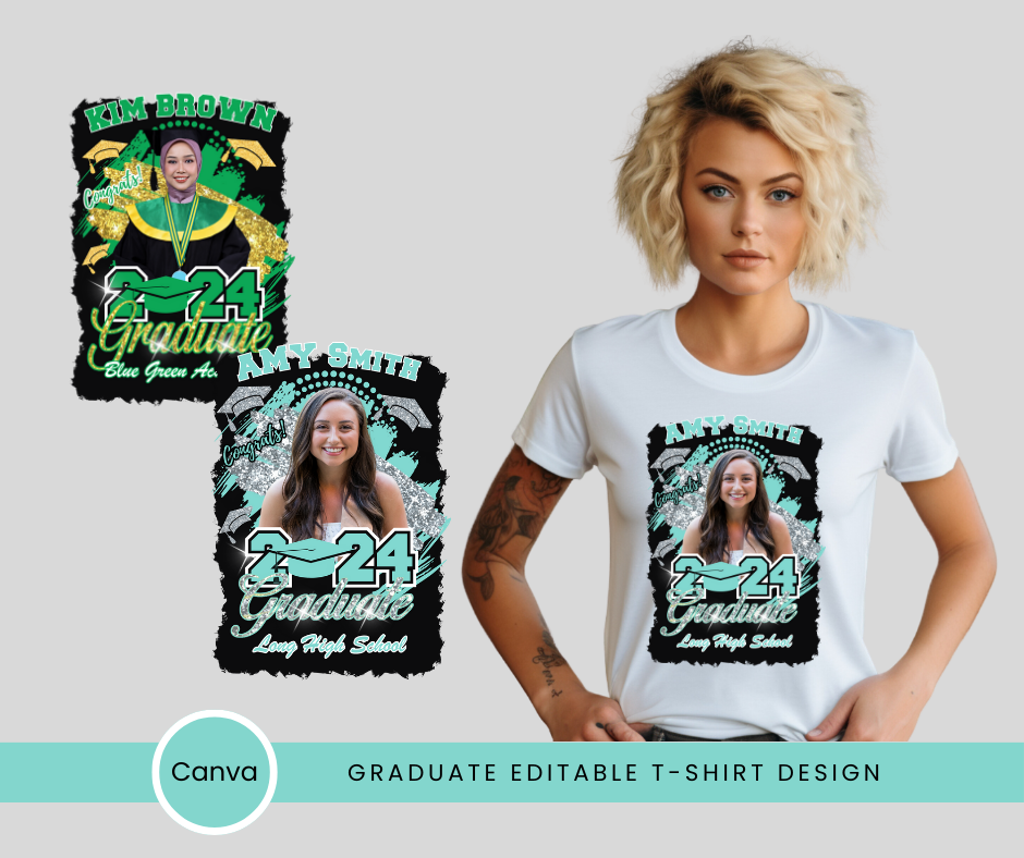 Graduate T-shirt Template