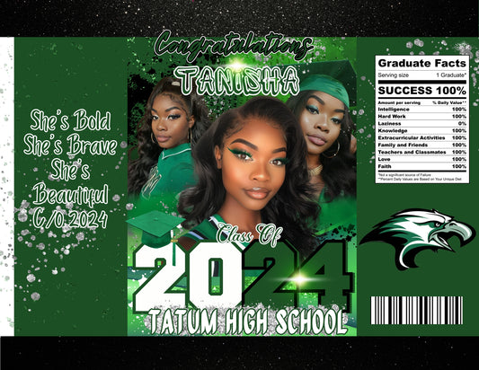 GRADUATION CHIP BAG TEMPLATES