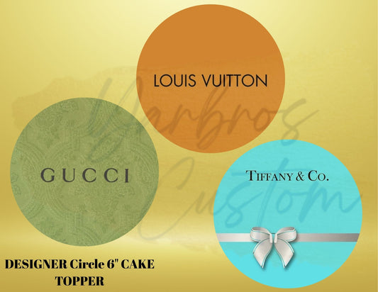 Edible Circle Cake Image