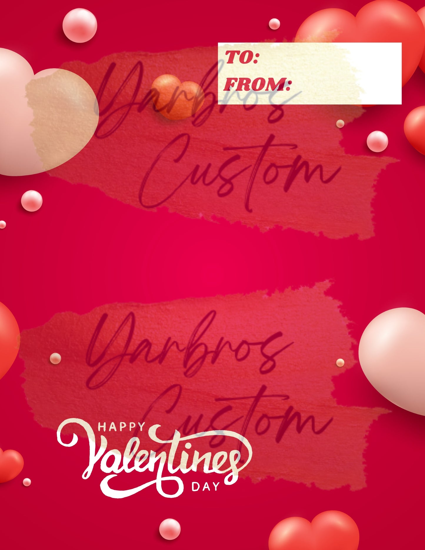 Jumbo V-Day Cards
