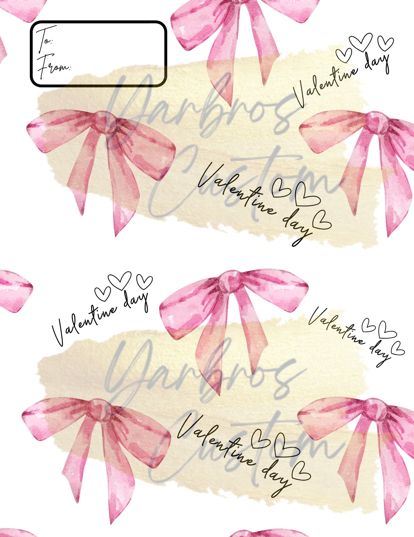 Jumbo V-Day Cards