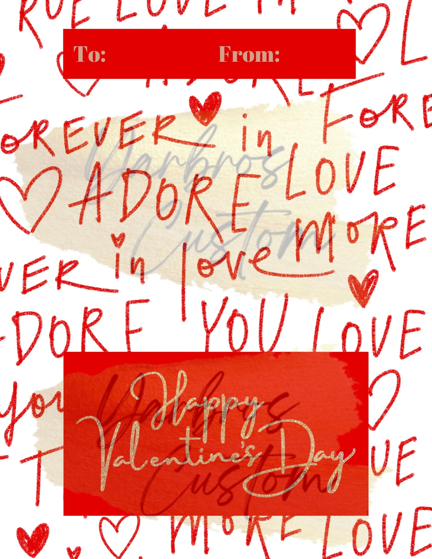 Jumbo V-Day Cards