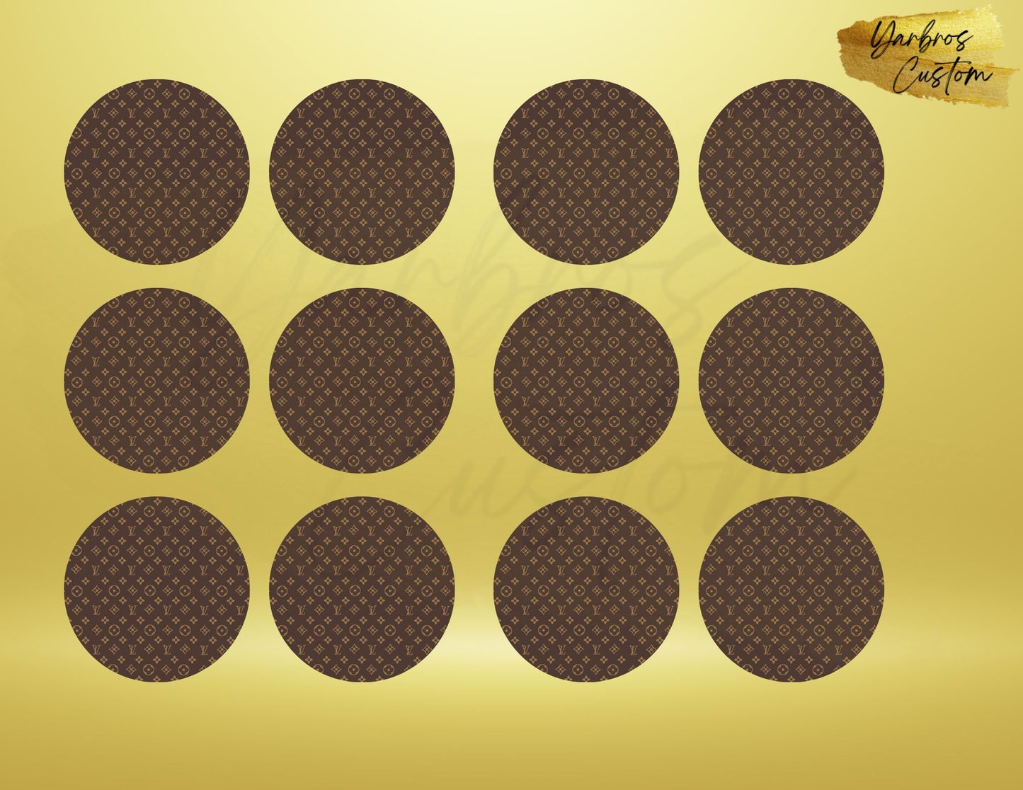 Edible Circle Cupcake  Images