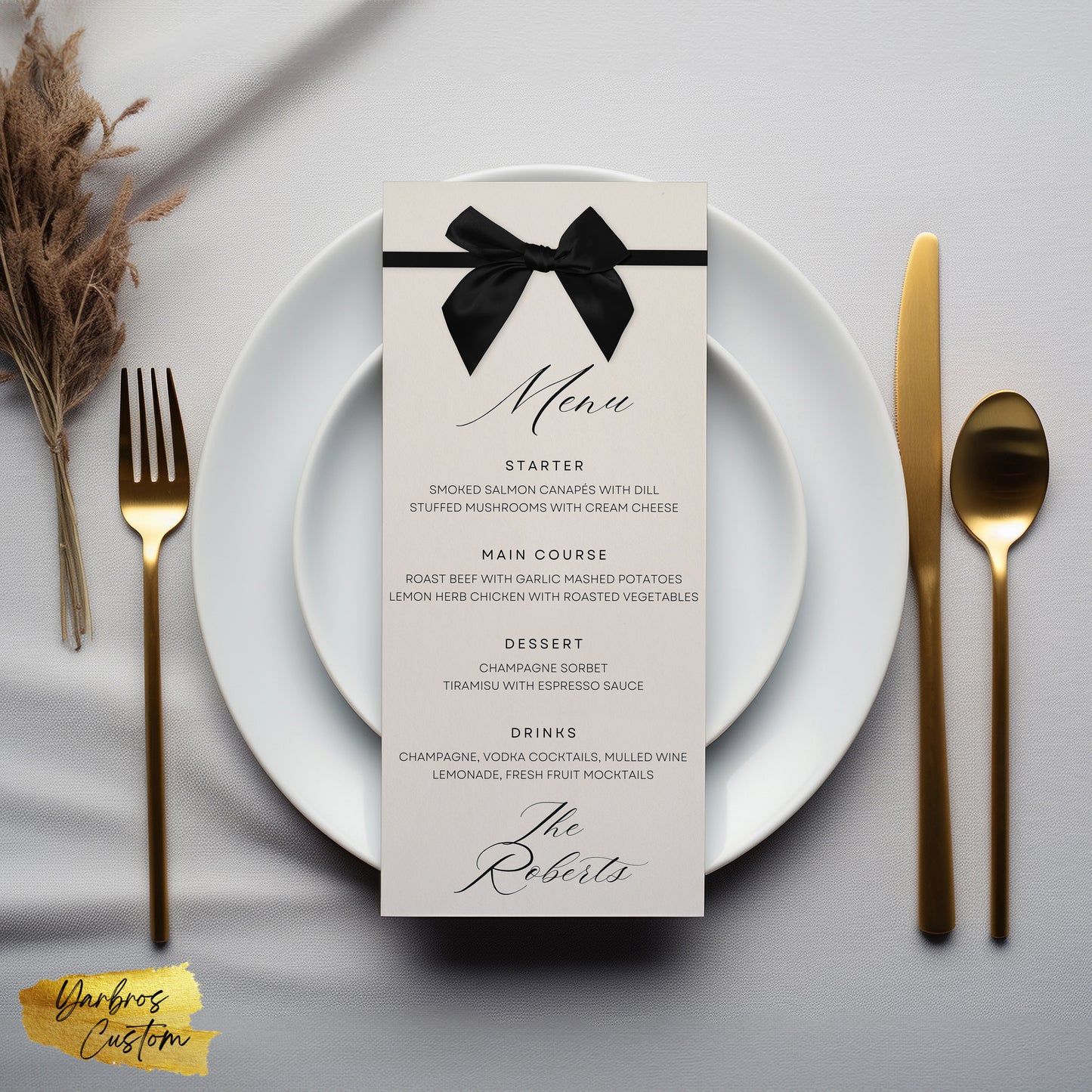 Menu Cards