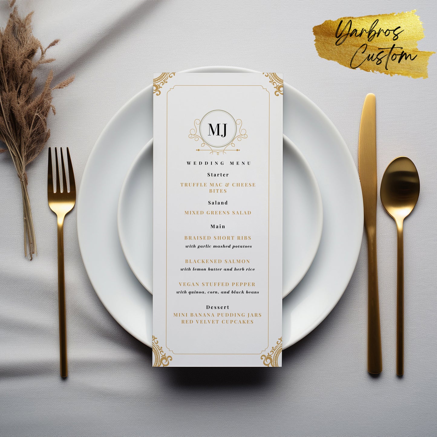 Menu Cards