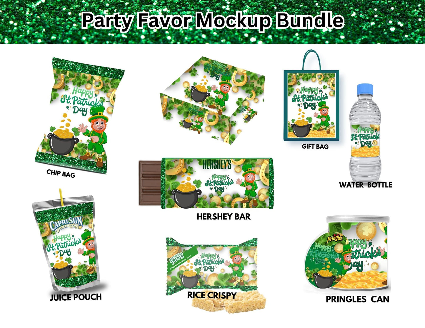 St Patrick Party Favor Template