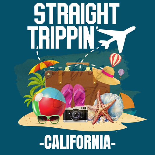 Straight Trippin California PNG