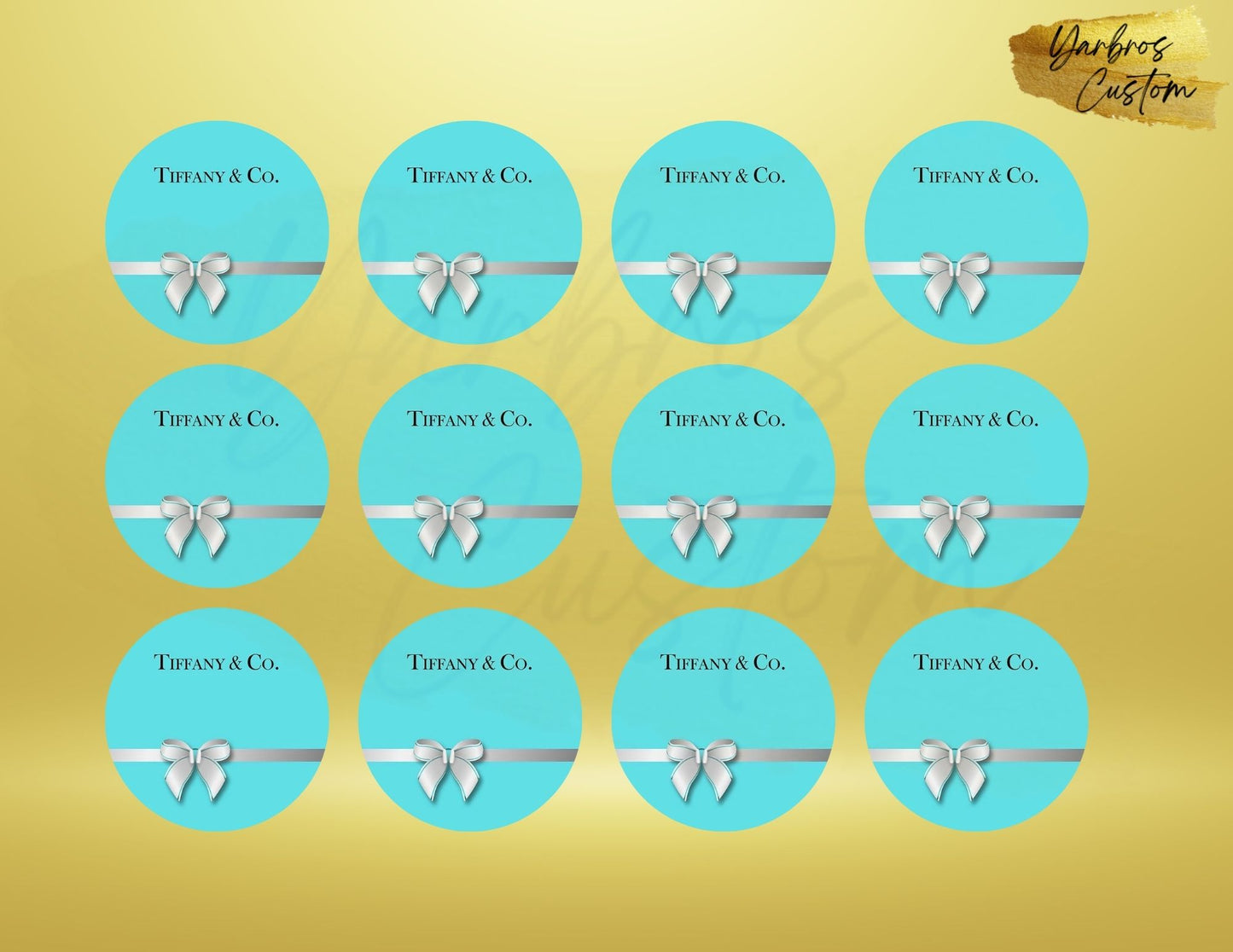 Edible Circle Cupcake  Images