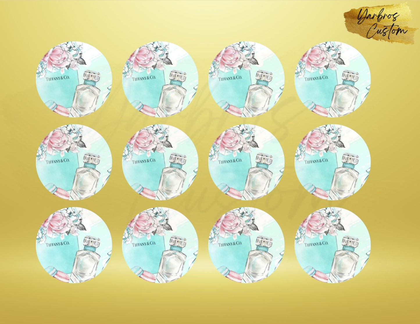 Edible Circle Cupcake  Images