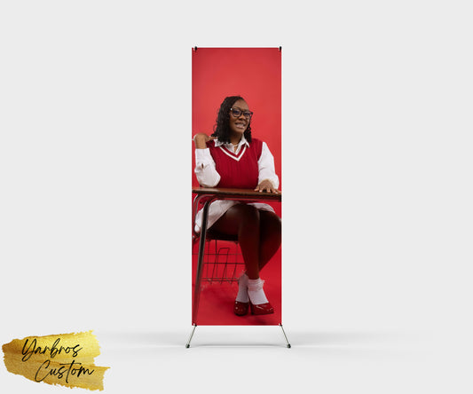 Graduation X- Banner ( 24"X 72") Vinyl
