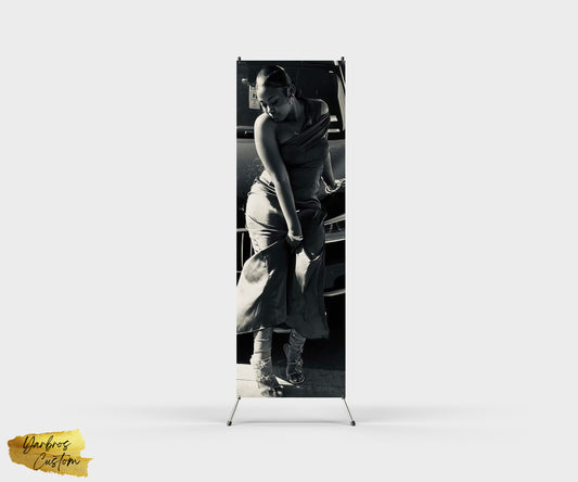 X- Banner ( 24"X 72") Vinyl ( Birthday,Wedding , Prom)