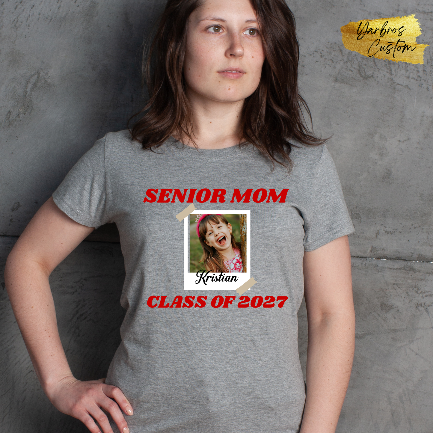 Senior Mom Polaroid T-shirt