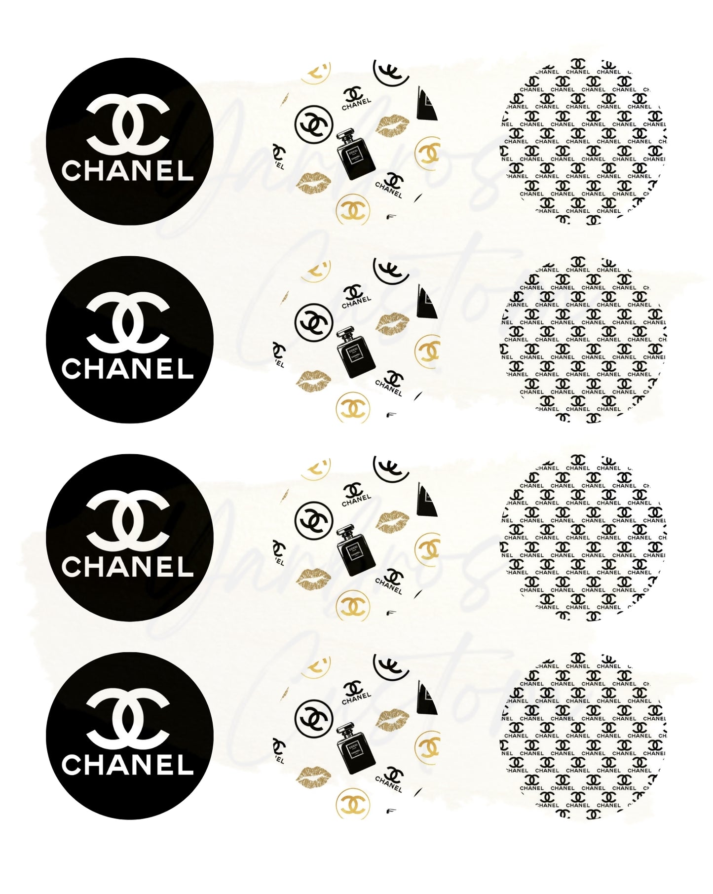 Chanel Circle Digital Image