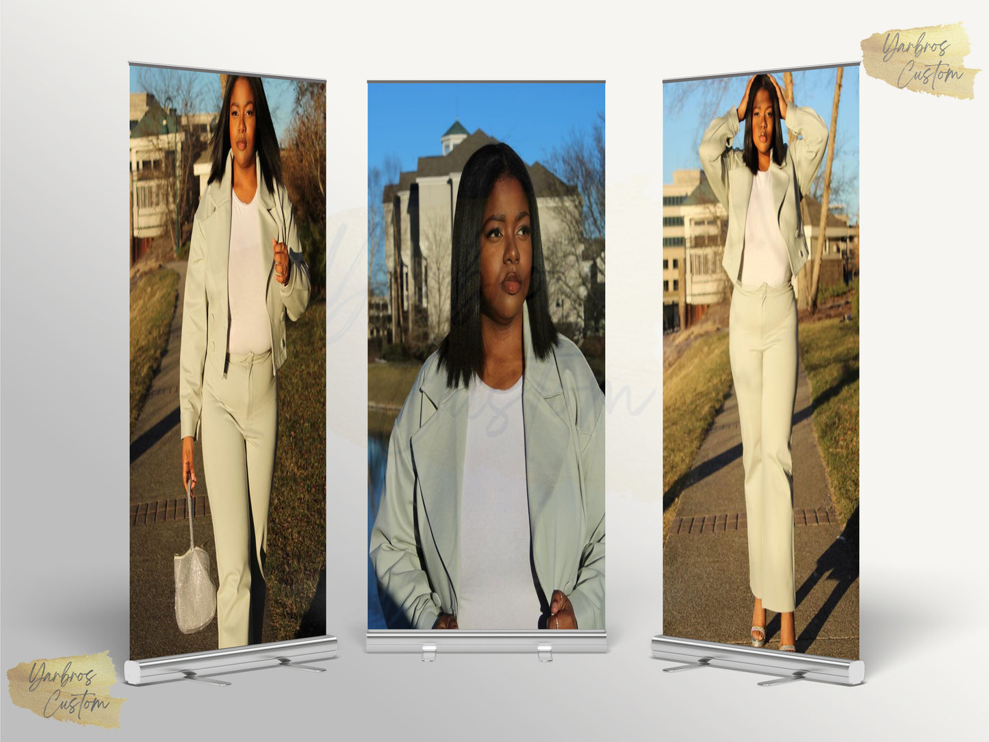 Combo Graduation Retractable Banner Set