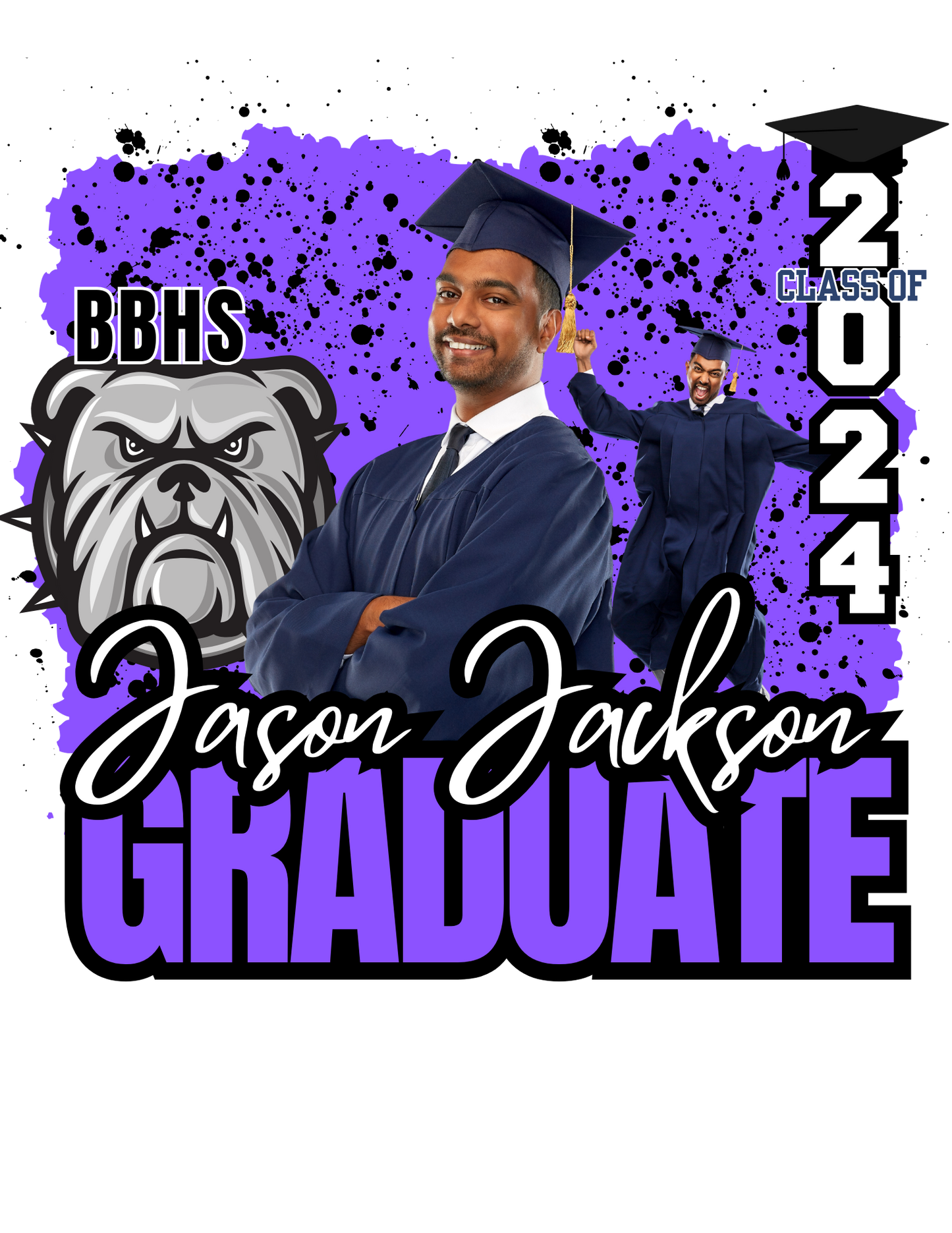 Graduation T-shirt Template